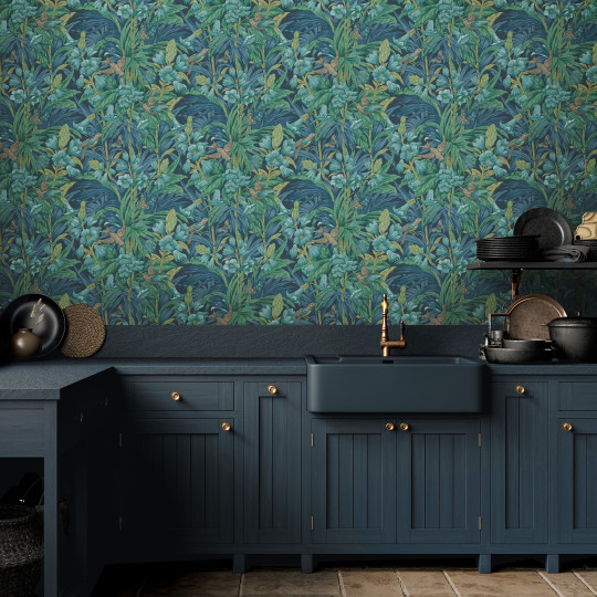 GP & J Baker Tapete Trumpet Flowers