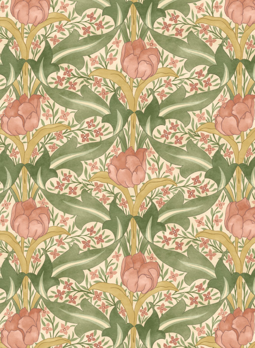 GP & J Baker Tapete Tulip & Jasmine - Blush