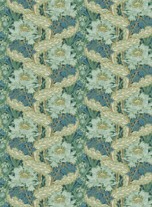 GP & J Baker Tapete Brantwood - Indigo/ Teal