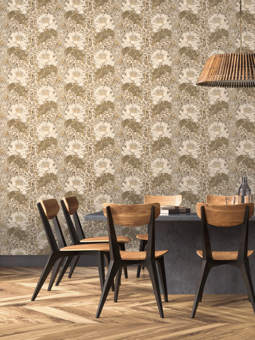 GP & J Baker Tapete Brantwood - Woodsmoke