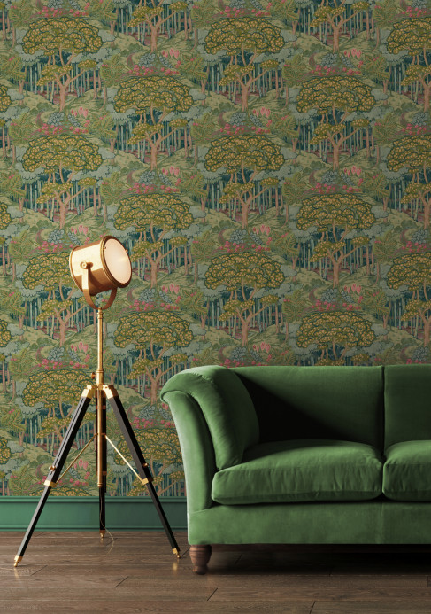 GP & J Baker Tapete Ruskin - Emerald