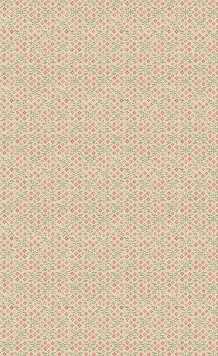 GP & J Baker Tapete Grantly - Red/ Green