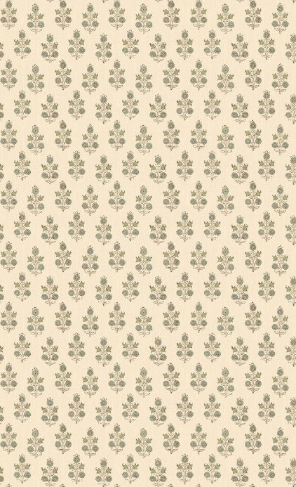 GP & J Baker Tapete Poppy Sprig - Aqua