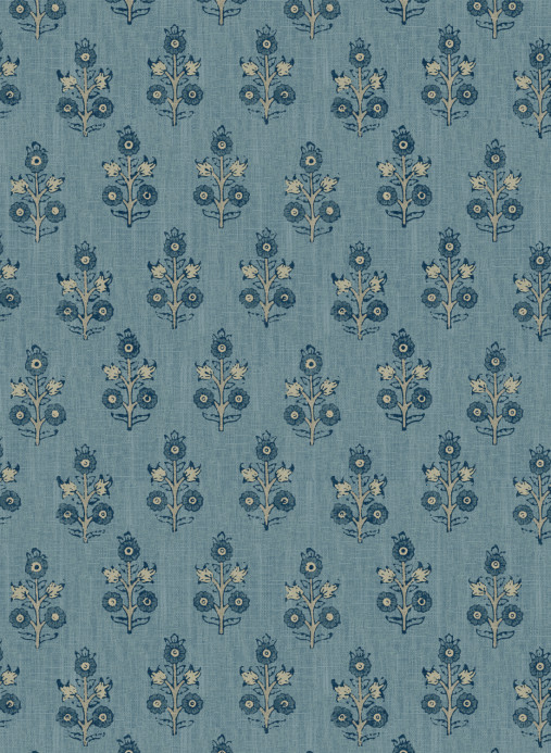GP & J Baker Wallpaper Poppy Sprig - Blue