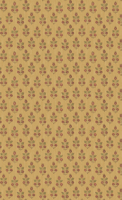 GP & J Baker Wallpaper Poppy Sprig - Ochre