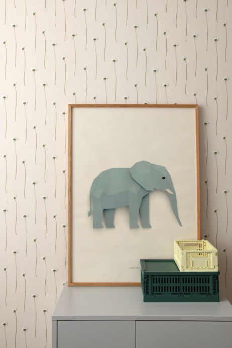 studio ditte Papier peint Daisies/ Madeliefjes - Original