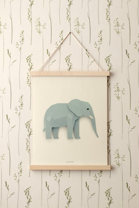 studio ditte Papier peint Wild Grasses/ Wilde Grassen - Original