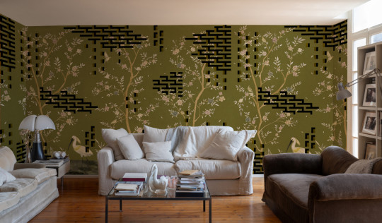 Tres Tintas Mural Tetris Chinoiseries