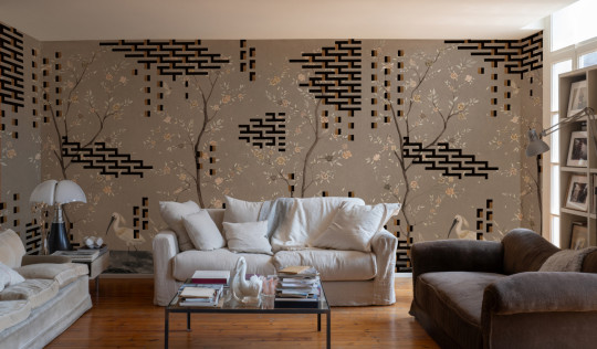Tres Tintas Mural Tetris Chinoiseries