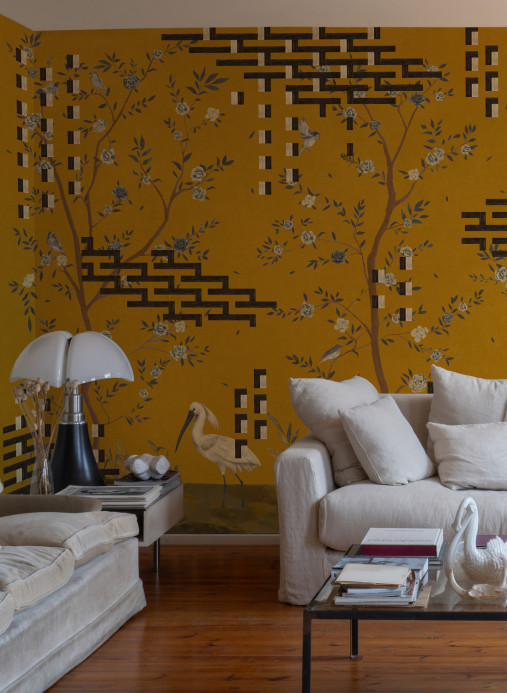 Tres Tintas Mural Tetris Chinoiseries