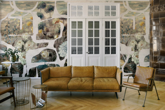 Tres Tintas Papier peint panoramique Prehistoric Flowers