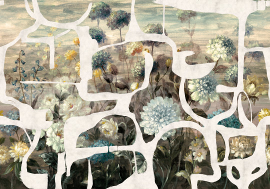 Tres Tintas Papier peint panoramique Prehistoric Flowers