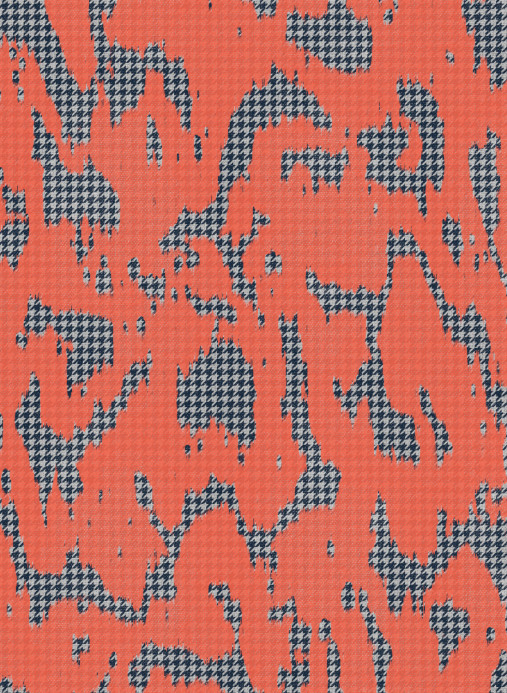 Tres Tintas Tapete Moire Screen - Coral