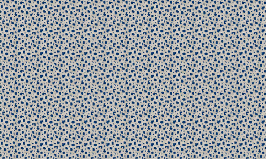 Tres Tintas Papier peint Map Xylography - Blue