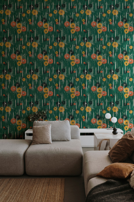 Tres Tintas Tapete Broken Poppies