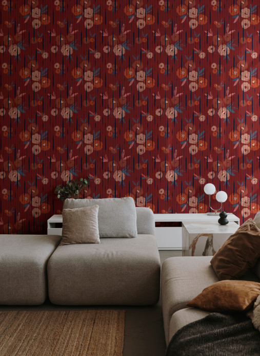 Tres Tintas Tapete Broken Poppies