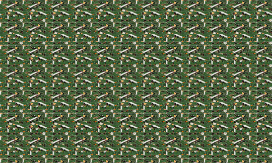 Tres Tintas Tapete Hidden Fruits - Green