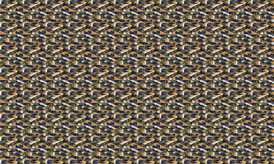 Tres Tintas Carta da parati Hidden Fruits - Ocher