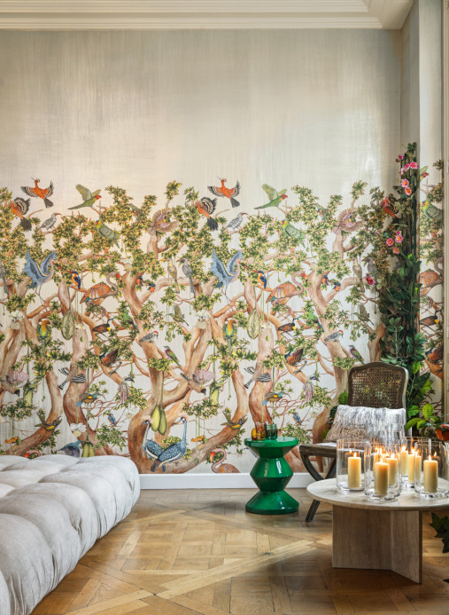 Cole & Son Carta da parati Tree of Life Platinum