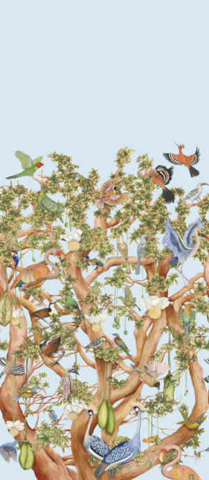 Cole & Son Wallpaper Tree of Life - Sky Blue