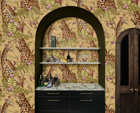 Cole & Son Papier peint Royal Giraffe