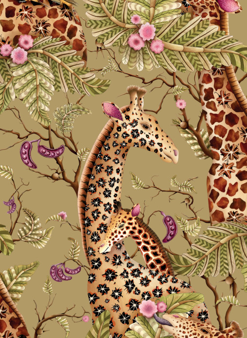 Cole & Son Papier peint Royal Giraffe - Safari