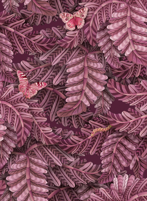 Cole & Son Wallpaper Acacia Canopy - Plum