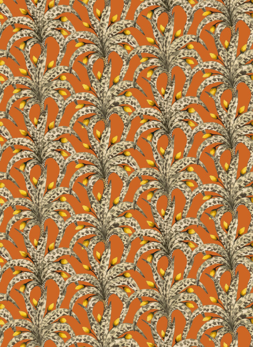 Cole & Son Tapete Afrika Damask - Tangerine & Marigold