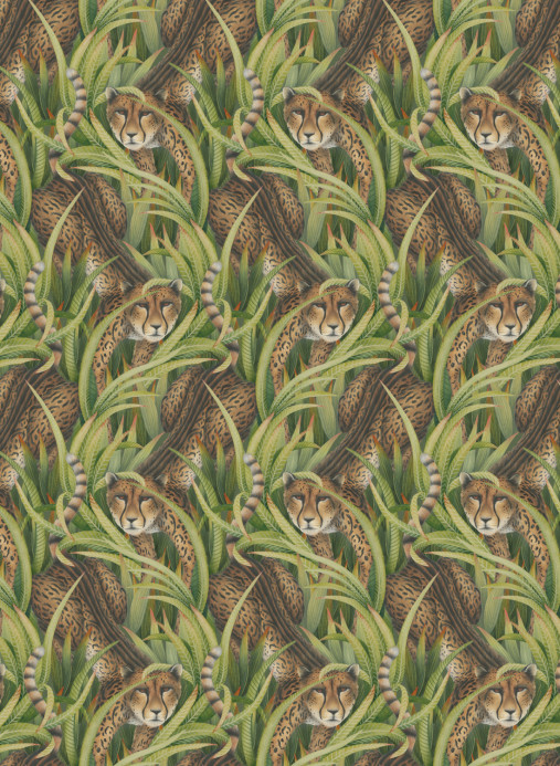 Cole & Son Papier peint Cheetah Prowl - Grass