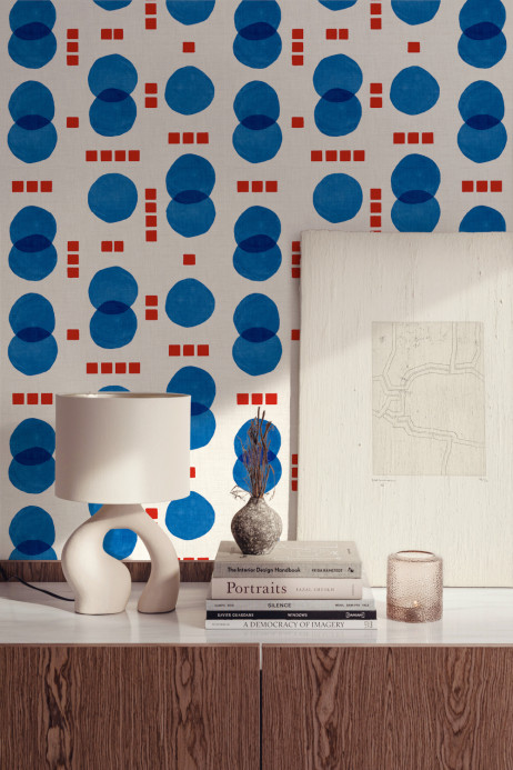 Tres Tintas Tapete Rebel Dots - Blue