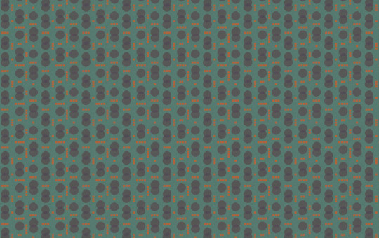 Tres Tintas Tapete Rebel Dots - Turquoise