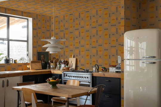 Tres Tintas Tapete Rebel Dots - Cinnamon