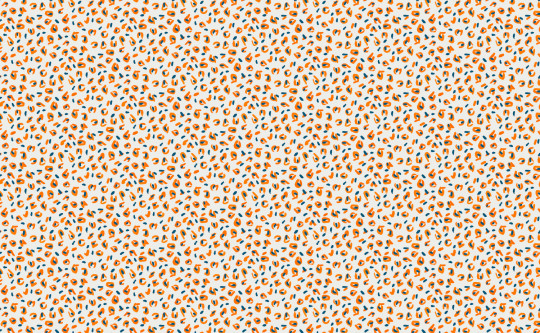 Tres Tintas Tapete Funky Leopard - White