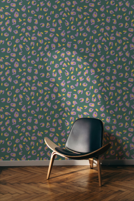 Tres Tintas Carta da parati Funky Leopard