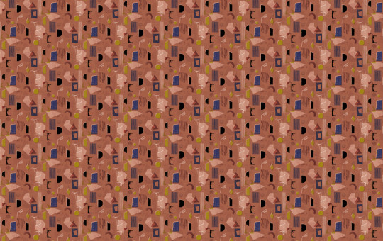 Tres Tintas Tapete Brave Partiture - Red