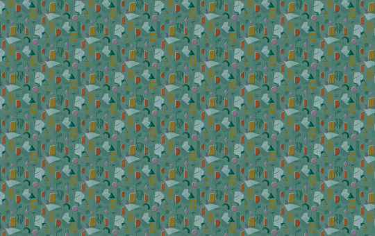 Tres Tintas Tapete Brave Partiture - Turquoise