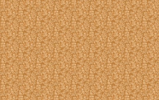 Tres Tintas Tapete Crazy Flowers - Ocher