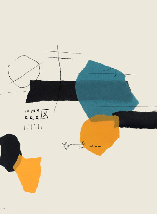 Tres Tintas Wandbild Lettering - Beige