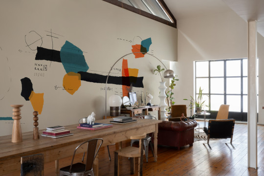 Tres Tintas Wandbild Lettering