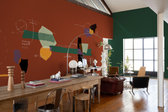 Tres Tintas Wandbild Lettering