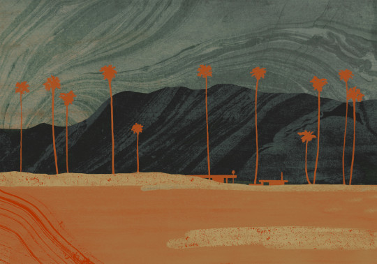 Tres Tintas Carta da parati panoramica Palms View