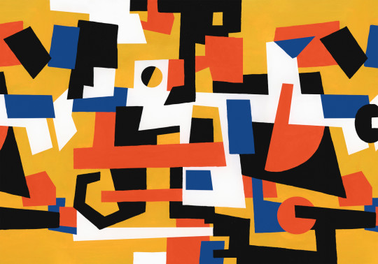 Tres Tintas Wandbild Cubic Experience - Yellow