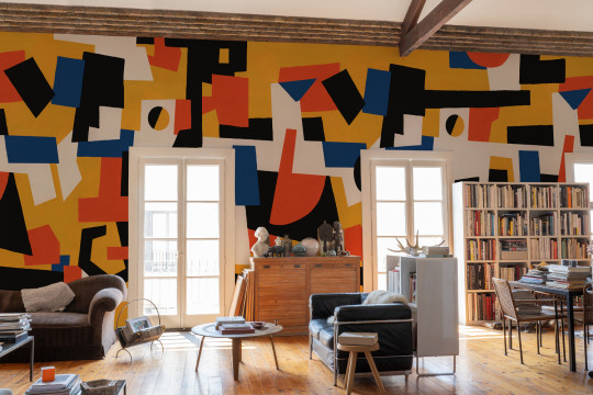 Tres Tintas Wandbild Cubic Experience - Yellow