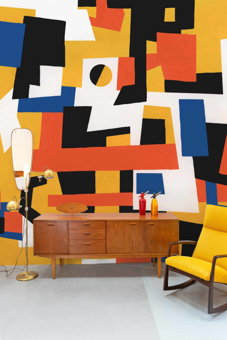 Tres Tintas Wandbild Cubic Experience - Yellow