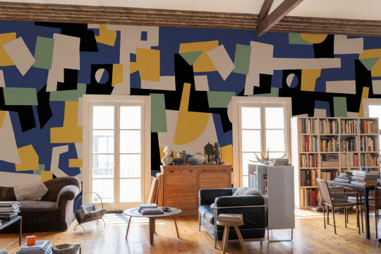 Tres Tintas Wandbild Cubic Experience - Blue