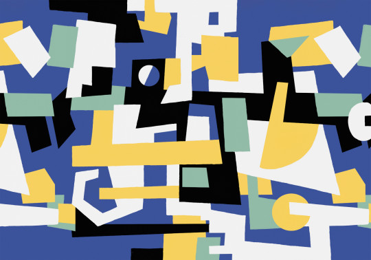 Tres Tintas Wandbild Cubic Experience - Blue