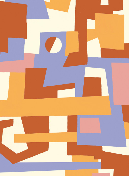 Tres Tintas Wandbild Cubic Experience - Orange