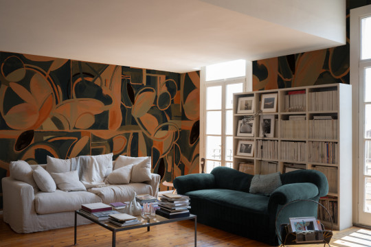 Tres Tintas Wandbild Giant Abstract - Black