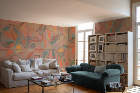 Tres Tintas Wandbild Giant Abstract - Pink