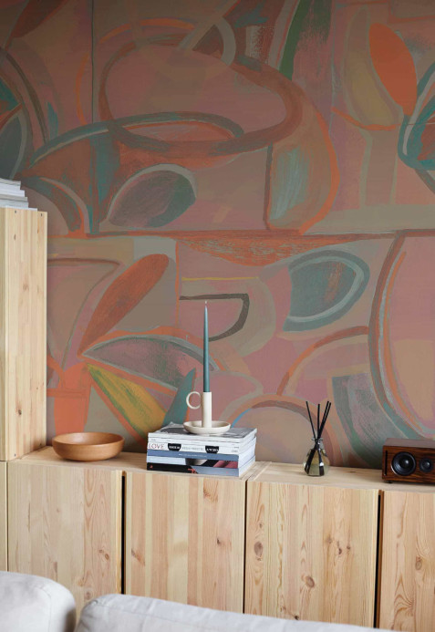 Tres Tintas Wandbild Giant Abstract - Pink